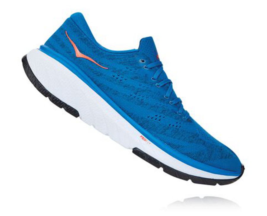 Hoka Australia One One Cavu 3 - Mens Running Shoes Blue - KSXZN-4195